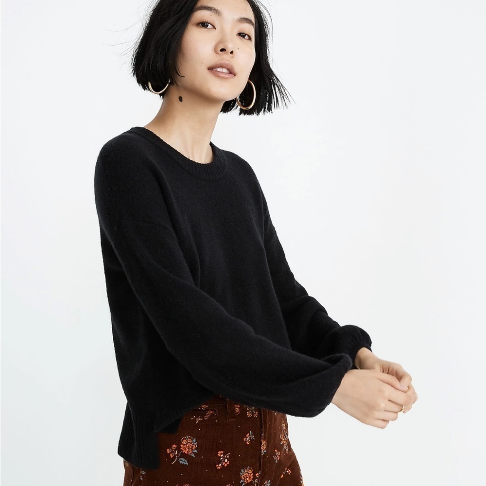Madewell Payton Pullover Alpaca Wool Blend Sweater